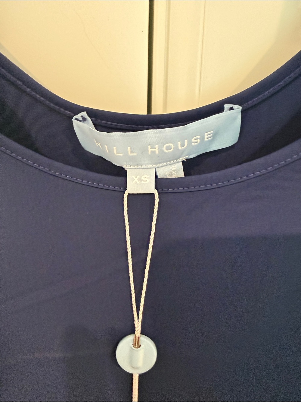 Hill House Navy Tulle Ruffle Strap Dress - Picture 4 of 4